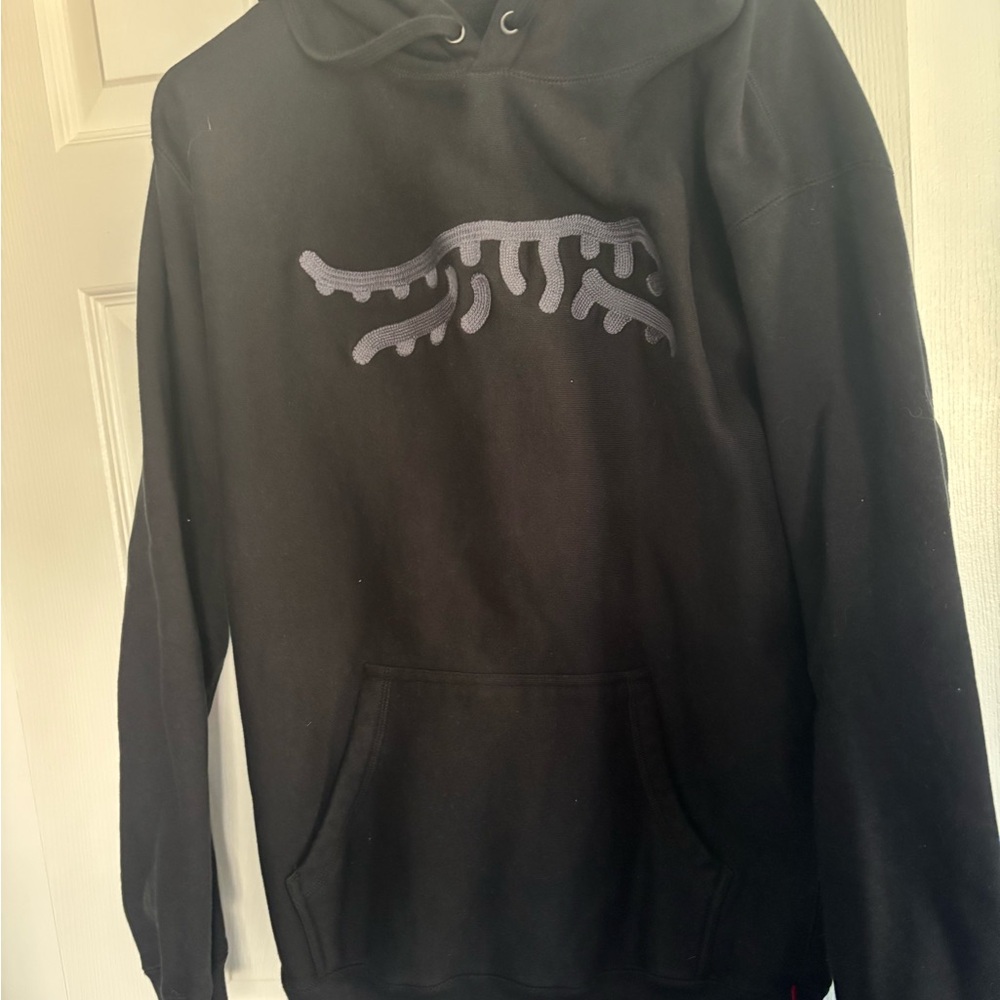 Men's Sun Day Red Black Hoodie